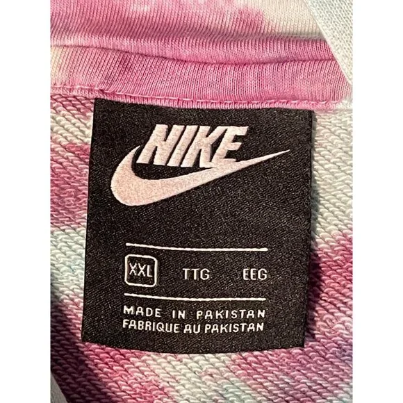 Nike hoodie sweater womens 2x tye dye blue - Picture 4 of 10